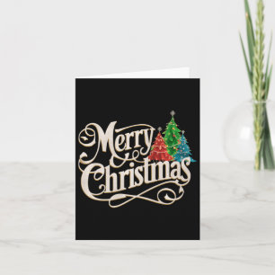 Vintag frohe Weihnachten Karte