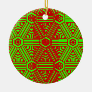 Vintag frohe Weihnachten Keramik Ornament