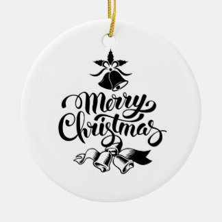 Vintag frohe Weihnachten Keramik Ornament