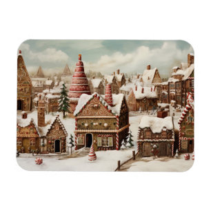 Vintag frohe Weihnachten Magnet