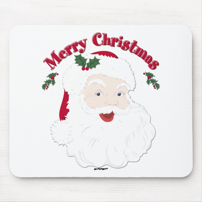 Vintag frohe Weihnachten Mousepad (Vorne)