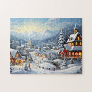 Vintag frohe Weihnachten Puzzle