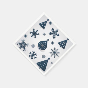 Vintag frohe Weihnachten Serviette