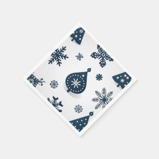 Vintag frohe Weihnachten Serviette