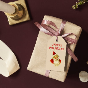 Vintag frohe Weihnachten Viktorianischer Weihnacht Geschenkanhänger