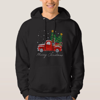 Vintag frohe Weihnachten Weihnachten Weihnachtsbau Hoodie