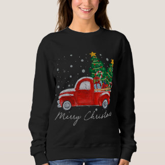Vintag frohe Weihnachten Weihnachten Weihnachtsbau Sweatshirt