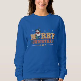 Vintag Frohe Weihnachtsschneemann Sweatshirt
