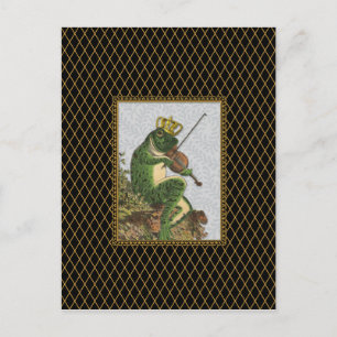 Vintag Froschprinz Charming Postkarte