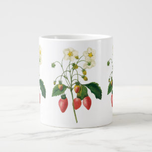 Vintag Frucht Berries Lebensmittel Erdbeeren von R Jumbo-Tasse