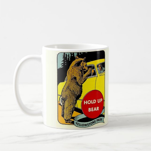 Vintag Fun Yellowstone Park Kaffeetasse (Links)
