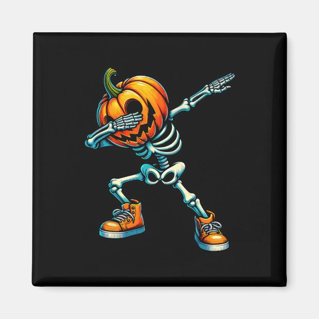 Vintag Funny Halloween Pumpkin Spooky Nuggets Chi Magnet (Vorne)