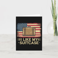 Vintag Funny Ich mag mein Suitcase Trump Meme
