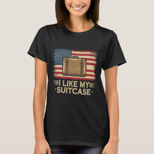 Vintag Funny Ich mag mein Suitcase Trump Meme T-Shirt