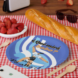 Vintag Funny Messi Argentina Que Mira Bobo Pappteller