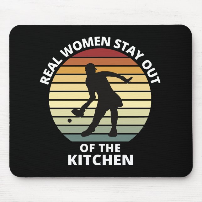 Vintag Funny Pickleball Mousepad (Vorne)