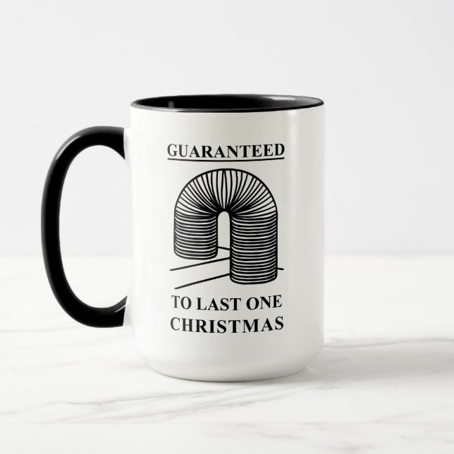 Vintag Funny Vater Weihnachtsangebot Zerbrochen Sp Tasse (Links)