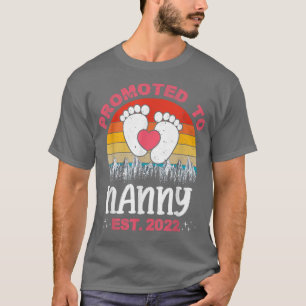Vintag für Kindermädchen Est 2022 neuer Großmot T-Shirt