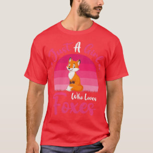 Vintag für tierische Lover, nur ein Mädchen, das F T-Shirt