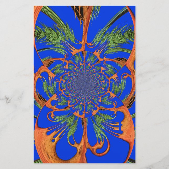 Vintag Fusion Hakuna Matata Fusion Designer Graph Briefpapier (Vorderseite)