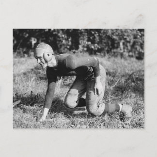 Vintag Fußball, 1919 Postkarte