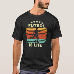 Vintag Futbol ist Lebensfußball-Vereinigung T-Shirt
