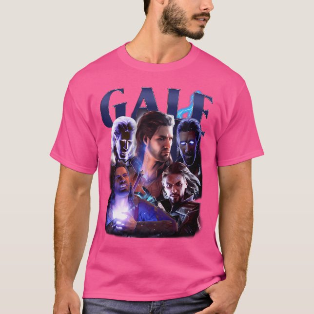 Vintag Gale Baldurs Gate T-Shirt (Vorderseite)