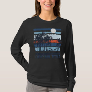 Vintag Galveston Texas Summer Travel 80er Beach So T-Shirt