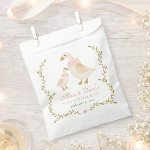 Vintag Gänse Mama Baby Dusche Geschenktütchen