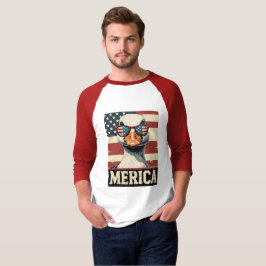 Vintag Gänse Merica 4. july patriotisch T-Shirt