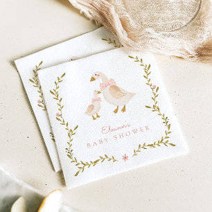 Vintag Gänsehuchdusche Serviette