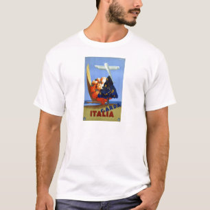 Vintag Garda Italy Europe Air Travel T-Shirt