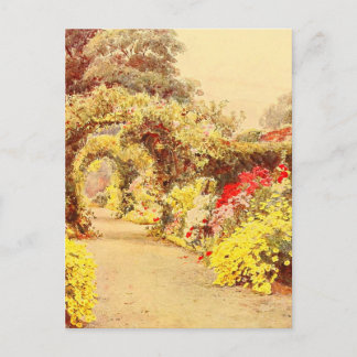 Vintag Garden Art - Elgood, George S. Postkarte