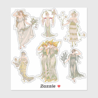 Vintag Garden Blume Shakespeare Journal Kit Aufkleber