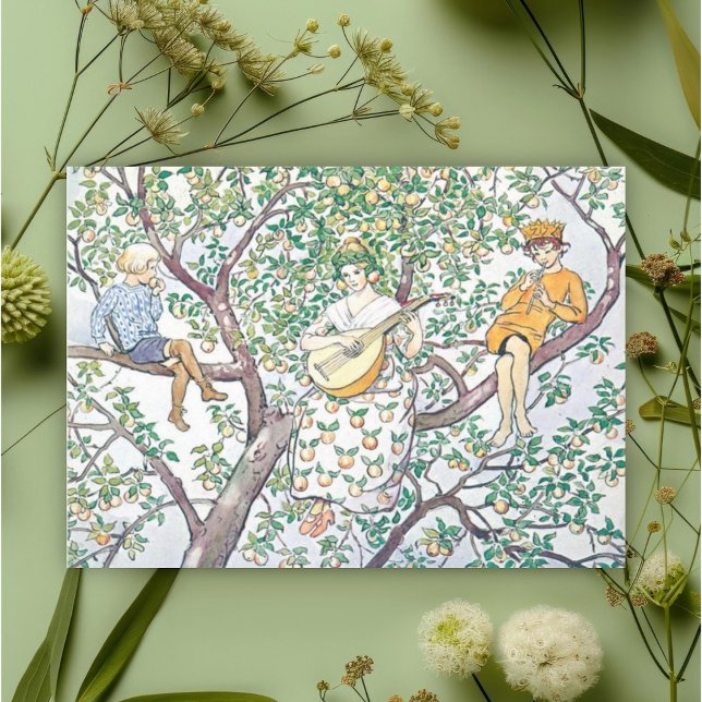 Vintag Garden Children Little Lasse Elsa Beskow (Von Creator hochgeladen)