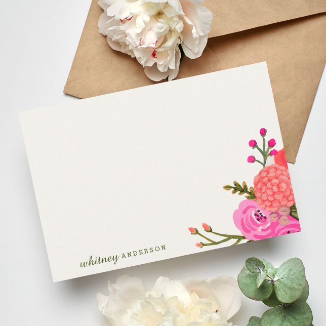 Vintag Garden Personalisiert Stationierung Mitteilungskarte (Von Creator hochgeladen)