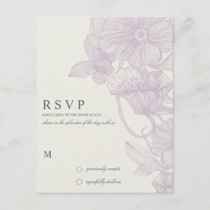 VINTAG GARDEN R V P RSVP KARTE