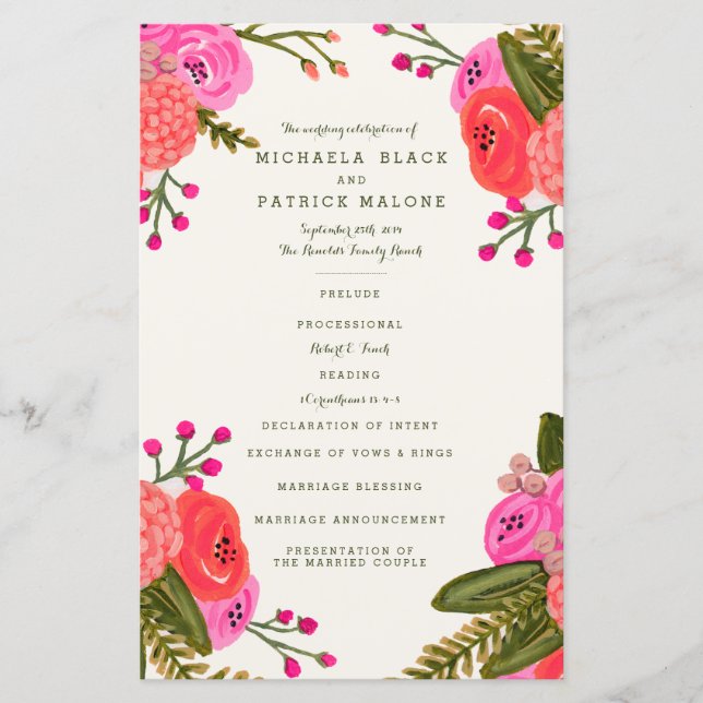 Vintag-Gartenhochzeiten (Vorderseite)