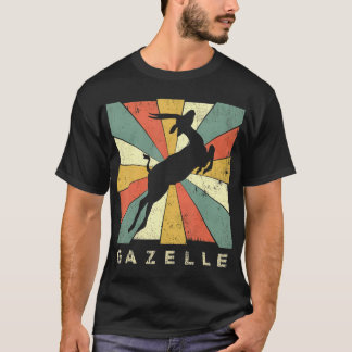 Vintag Gazelle Lover Retro Style Animal T-Shirt