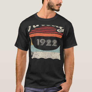 Vintag Geboren 1922 100. Geburtstag 100 Jahre alt T-Shirt
