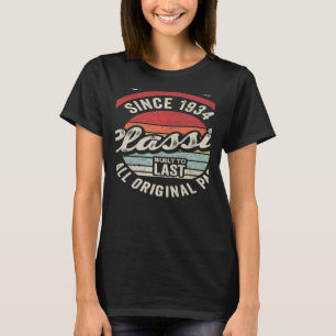 Vintag Geboren 1934 88. Geburtstag 88 Jahre alt 1 T-Shirt