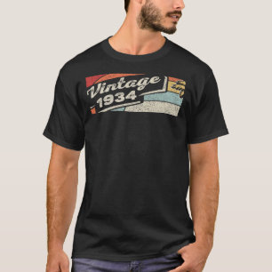 Vintag Geboren 1934 88. Geburtstag 88 Jahre alt 3 T-Shirt