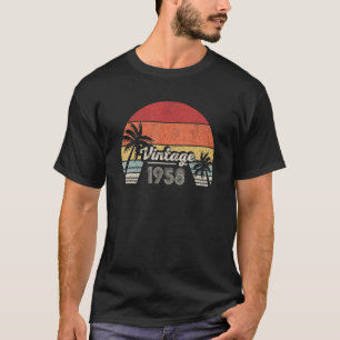 Vintag Geboren 1958 64. Geburtstag 64 Jahre alt T-Shirt