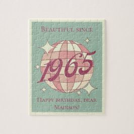 Vintag geboren 1965 59. 60. Geburtstag Puzzle