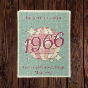 Vintag geboren 1966 59. 60. Geburtstag Puzzle