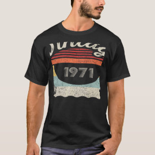 Vintag Geboren 1971 51. Geburtstag 51 Jahre alt 1 T-Shirt