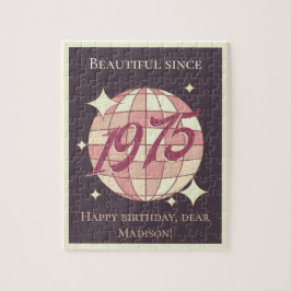 Vintag geboren 1975 50. 49. Geburtstag Puzzle