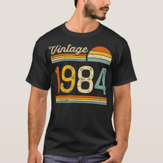 Vintag Geboren 1984 Retro-Geburtstag T-Shirt