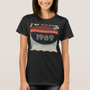 Vintag Geboren 1989 33. Geburtstag 33 Jahre alt 1 T-Shirt