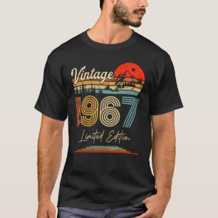 Vintag Geboren im Jahr 1967 Geburtstag Party Hochz T-Shirt